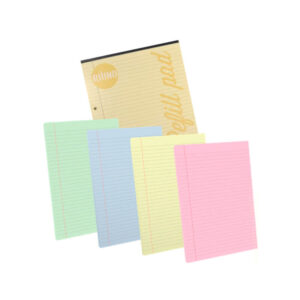 A4 refill pads with tinted paper