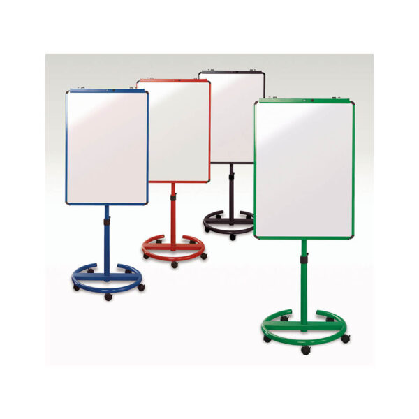 Mobile Flipchart Easel with coloured frame