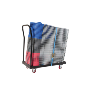 40 chair flat trolley for folding exam chairs