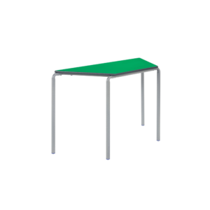 Trapezoidal Classroom Tables, Crushbent Stacking Frame