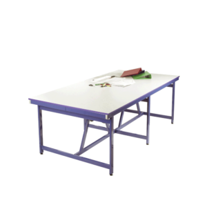Project table with light grey top