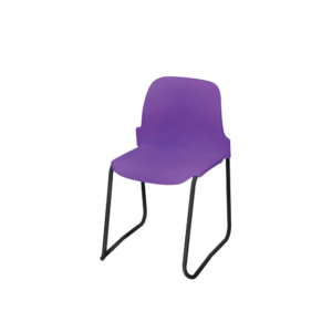 Atlas Skid Base Poly Stacking Chair