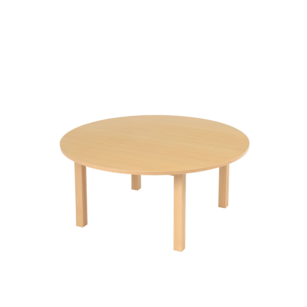 Circular Solid beech Nursery table