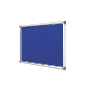EcoColour Resist-A-Flame Interior Showcase with aluminium frame with aluminium frame