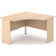 Alpine Panel Leg Symmetrical Corner Desk