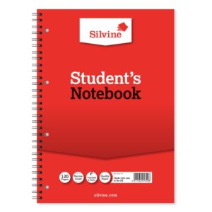 Student's Wire bound Notebooks A4 - 6mm narrow ruled
