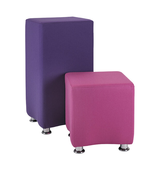 ReadingZone Library Seating - High Square Stool