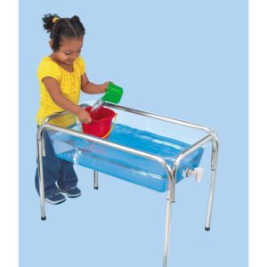 Rectangular Clear Water Play table with drain