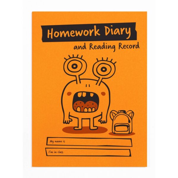 Homework diary and reading record
